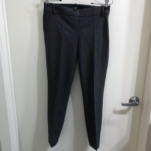 Womens J.Crew Slim Crop Pant Size 00 Dark Gray